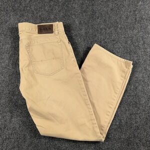 Polo Ralph Lauren 650 Straight Leg Cotton Twill Khaki Pants 34/30 Tan Chino